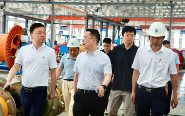 國家開發(fā)銀行四川分行領(lǐng)導(dǎo)一行來訪遠東電纜（宜賓）調(diào)研